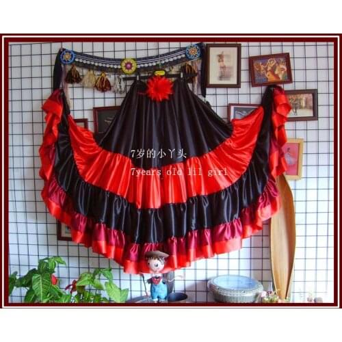 Satin silk Furlong Ming Go expansion skirt 9EX10