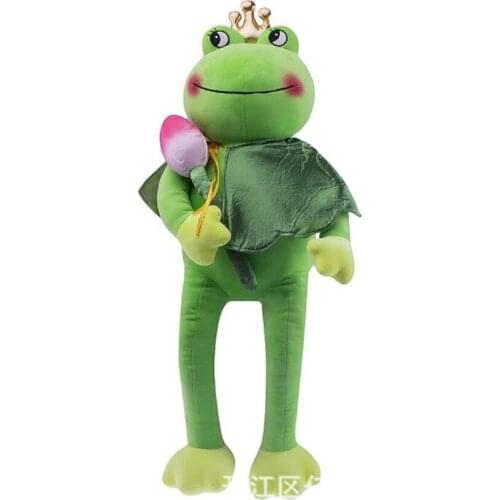 Big eyed frog prince baby plush toys doll for children kids Christmas birthday stuffed toy gift