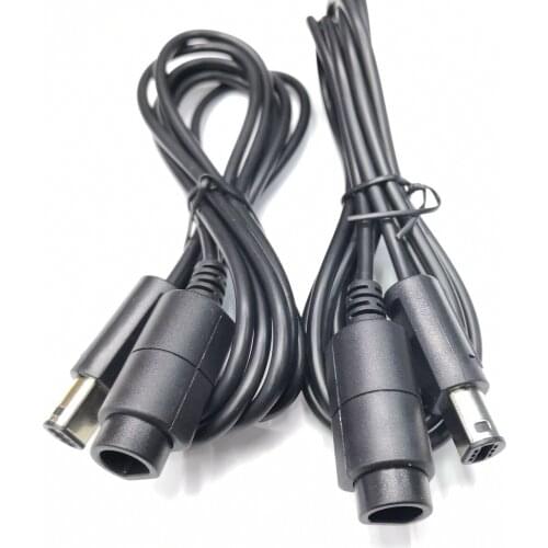 FZQWEG 2 pcs for Wii GC N-G-C 1Pc 1.8m Extension Cord Gamepad Lead Cable for Nintend Gamecube Game Pads Controller