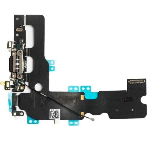 Charging Port Flex Cable for iPhone 7 Plus Black White Light Gray Color