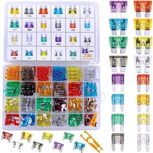 Automotive Car Fuses Kit - 272pcs Auto Blade Fuse Assortment Set Standard & Mini Low Profile Boat Truck SUV