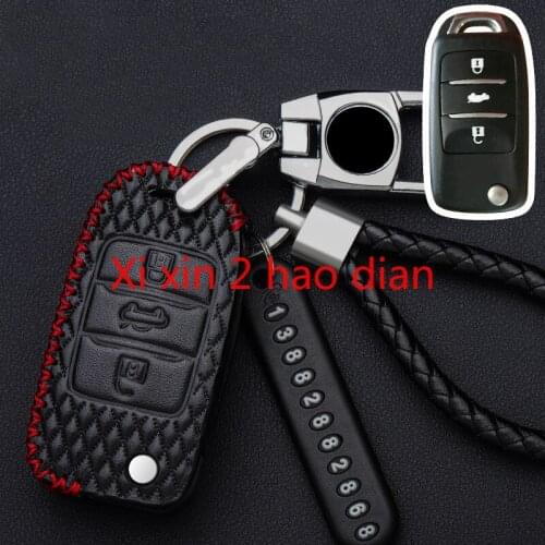 For Changan cs75 cs15 cs55 Rui Cheng plus cc Eado cs35 Auchan Yuexiang v7 leather full key cover remote control protective case