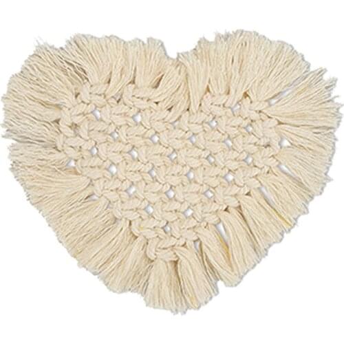 New Home Table Cup Mat Bohemia Style Macrame Placemats Non-slip Insulation Mat Cup Pad Drop Shipping Individuales De Mesa