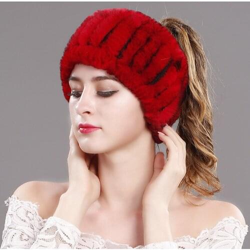 Genuine Rabbit Fur Braided Neck Scarf Keep Warm Winter,Luxury women Thickened Warm Fur Scarf High-elastic Head Cover White/Black