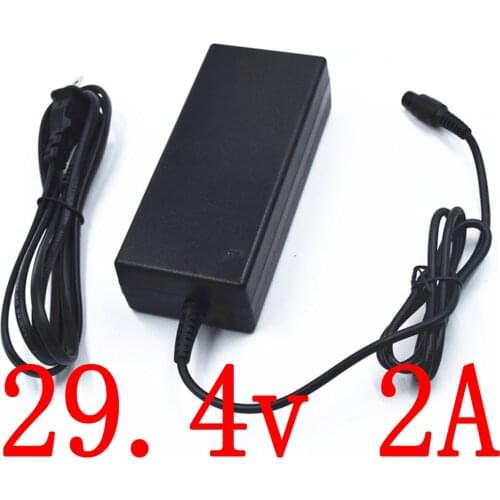 24V Lithium Battery charger 24V li-ion battery 7S 29.4V 2A Charger 29.4V 2A lithium Battery Charger 29.4V 2A Ebike charger