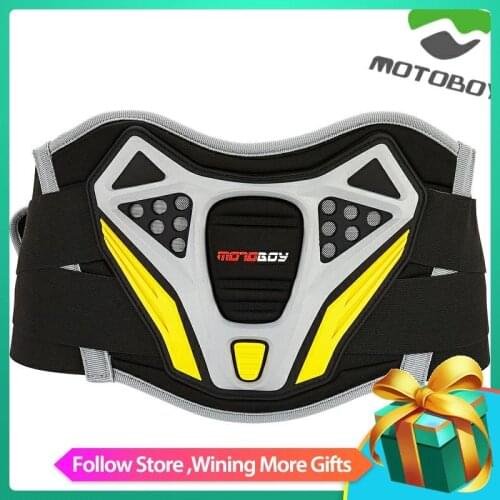 MOTOBOY Mens Motorcycle Protective Waist Belt Motorcycle Racing Gear