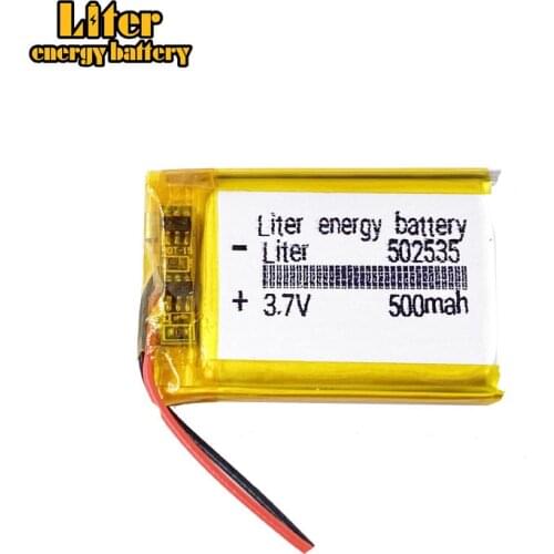 1/2/4Pcs 3.7V lithium polymer battery 502535 450mAh MP3 MP4 MP5 GPS Bluetooth 5*25*35mm battery small stereo Digital Product