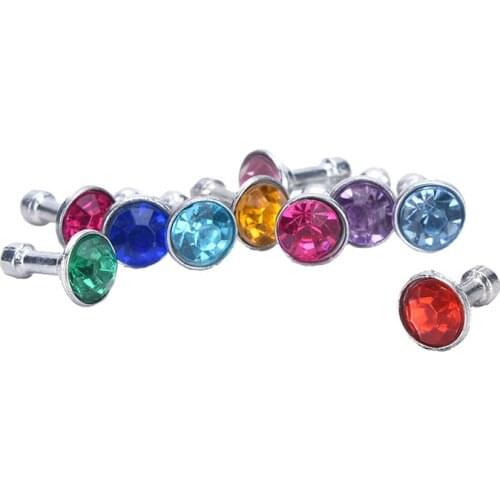 10pcs Universal 3.5mm Cell Phone Earphone Plug For iPhone 6 5s Samsung HTC Sony Headphone Jack Stopper Bling Diamond Dust Plug