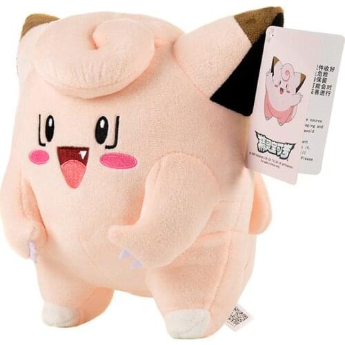 30cm Takara Tomy Anime Cartoon Pokemon Clefairy New Style Plush Toys Cute and Charming Holiday Gifts for Children