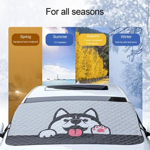 Car Snow Cover Car Windshield Sunshade Film Outdoor Auto Waterproof Anti Ice Frost Protector Winter Automobile Exterior Cover