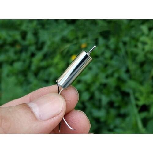 Free shipping 2 pcs 7*20mm DC4.2V 43000RPM Miniature NdFeB magnetic hollow cup motor, long axis, for flight model/toy/DIY, etc