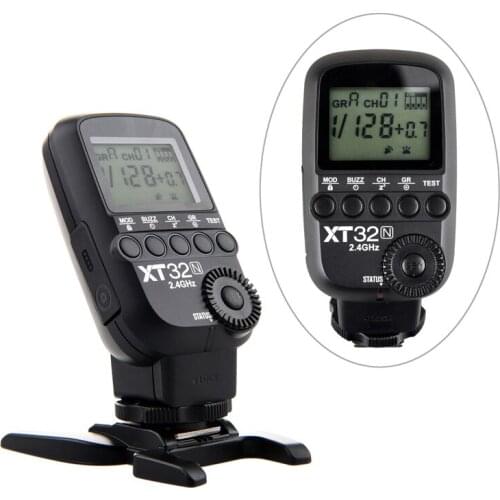 Godox XT32N/XT32C 2.4G Wireless 1/8000s HSS Flash Trigger for Godox X System Flash Trigger For Nikon DSLR For Canon DSLR
