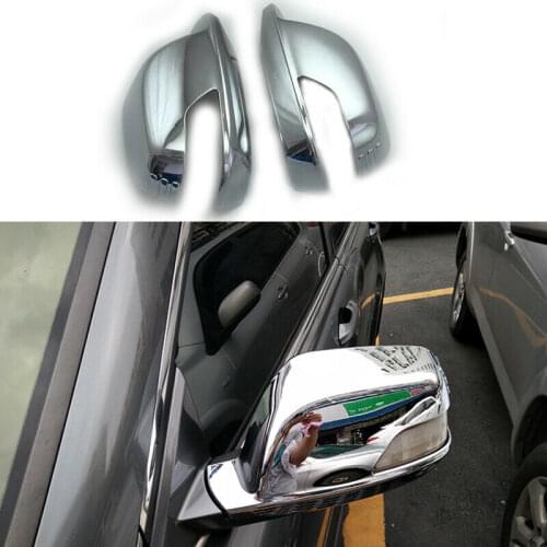 For 2007 2008-2011 HONDA CR-V CRV 2pcs ABS chrome rear view side door mirror cover Trim