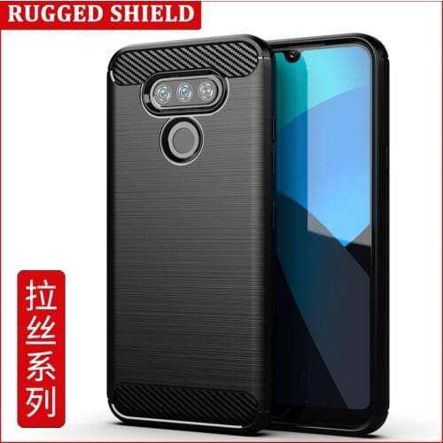 For LG Harmony 4 Carbon fiber Cover Phone Case Bumper Case Full Protection Shockproof Bumper for LG Harmony 4