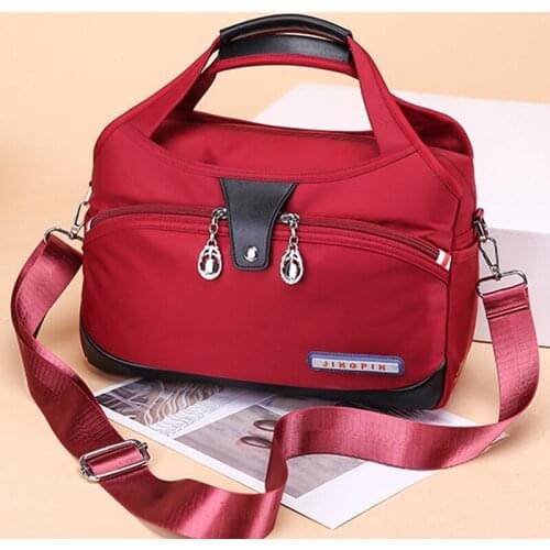 2021 New Fashion Oxford Cloth Large Capacity Shoulder Bag Ladies Casual Light Outdoor Travel Handbag