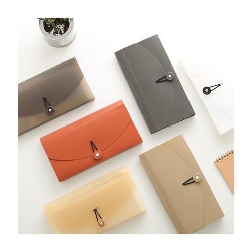 New Classified Sorter Document Bag PVC Bag Multi Pocket File Folder Organizer For Document Invoice Bills Organizer Document Bags