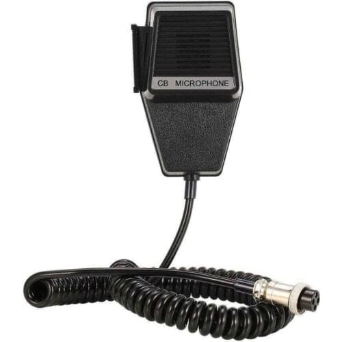 CM4 CB Microphone Radio Handheld Speaker Mic 4 Pin for Cobra/Uniden Car Walkie Talkie