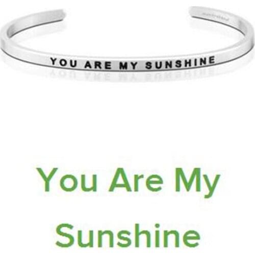 Rhinestone Story Engraved Bracelets