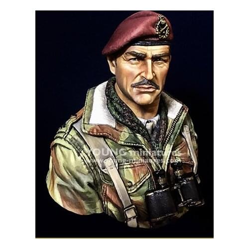 DIY 1/10 BUST Resin Figure Model Kit Character Model Red Devils Anam X96