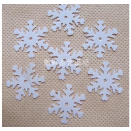Sewing supplies DIY Material Solid 20MM Snow Flat sequins Clothing, Shoes, Caps Accessories PVC Pearl Flake Ceramic Segments