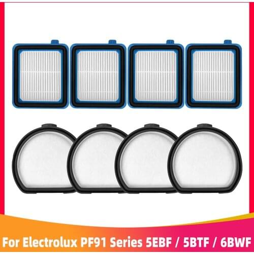 Exhaust Filter Hepa Filter Replacement For Electrolux PF91 Series 5EBF / 5BTF / 6BWF Cordless Vacuum Cleaner Spare Parts