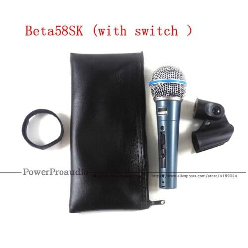 Super Cardioid Microphone Dynamic Vocal Wired Microphone Professional Beta58SK Beta58A Beta 58A 58 A Mic For Karaoke Microfono