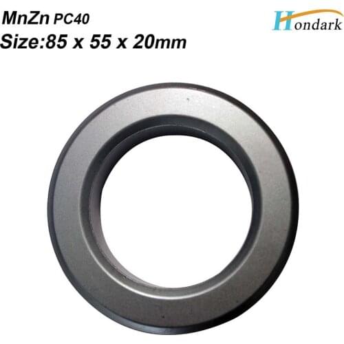 85X55X20mm toroidal transformer core toroid ferrite core 3.3X2.2X0.8''Cord cables EMI filter ferrite snap MnZn PC40 ,6pcs/lot