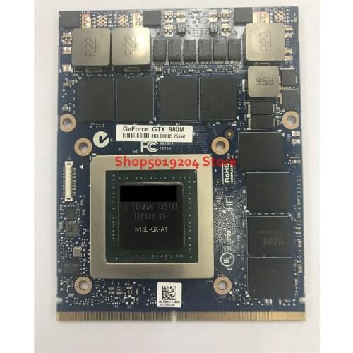GTX980 GTX980M GTX 980M Video Vga Graphics Card N16E-GX-A1 8GB GDDR5 For HP MSI Alienware Clevo TEST 100