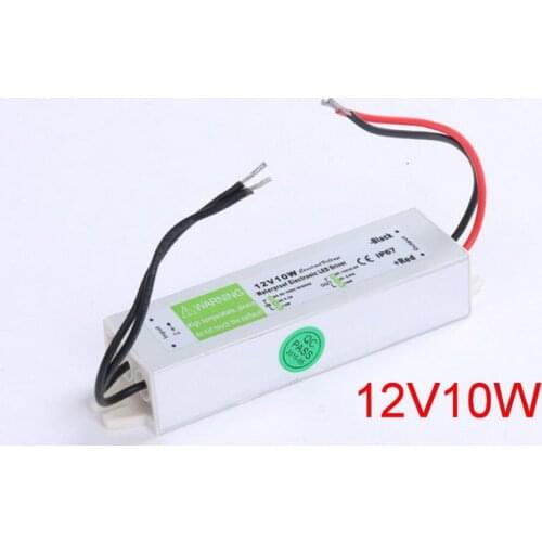 1pcs high quality 12V 10W DC12V 0.83A Waterproof Electronic LED Driver Transformer , Switching Power Supply Mains