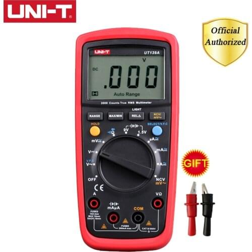 UNI-T UT139 Series High Precision Digital Multimeter UT139C UT139E UT139S True RMS Auto Range NCV Temperature Res Freq Test