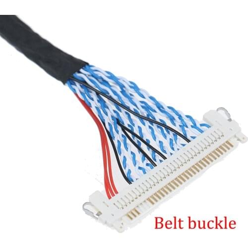 1pc 250mm with hooks LVDS Cable FIX S8 30P double 8bit for 17-21 LCD LVDS cable