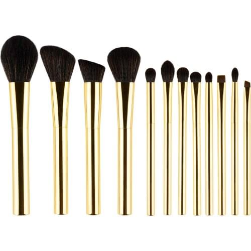 12Pcs Makeup Brush Set Beginner Beauty Tools Soft Not Tie Face Powder Eye Shadow Foundation Brush