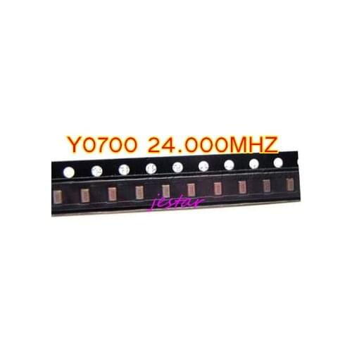 20pcs/lot Y0700 24M 24.000MHZ Critical for iPhone 7 7plus