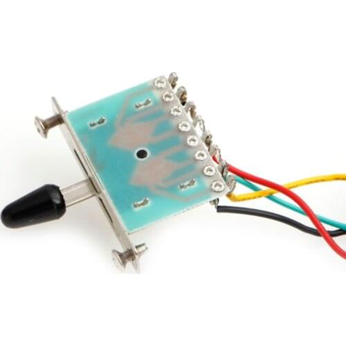 5-Way Switch 250k Pots Knobs Wiring Harness Pickup for Strat Guitar