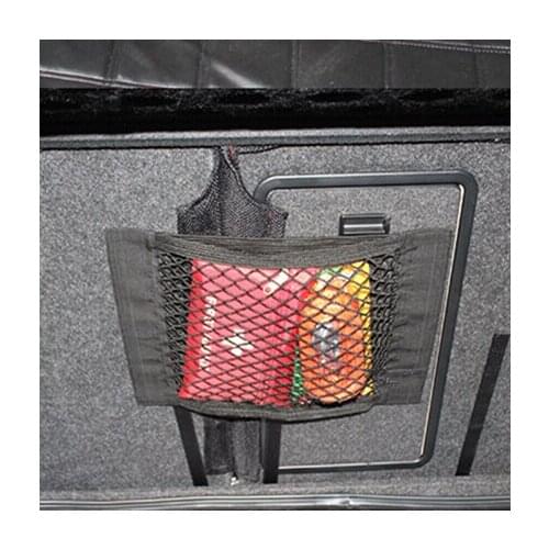 Car-Styling Trunk Seat Storage Net Pocket Bag For Porsche 911 918 Cayenne Macan Panamera Cayman Carrera Boxster