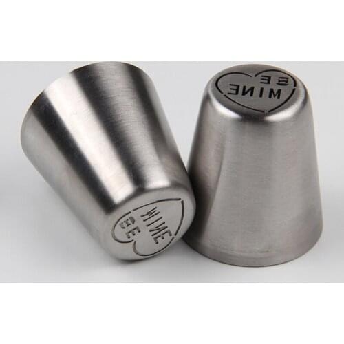 Free Shipping Stainless Steel 18/8 Cake Decorating Icing Piping Nozzle for Valenties Day #VD0015
