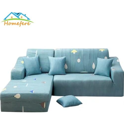 Homefere Sofa Cover All-inclusive Slip-resistant Sectional Eastic Full Couch Cover Sofa Towel Single/Two/Three/Four-seat Sofa