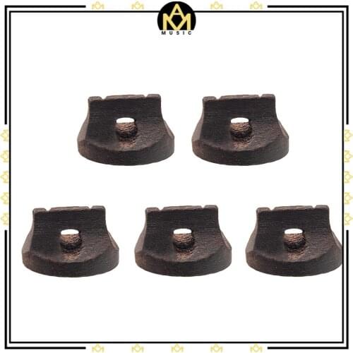 Black Color 5pcs Erhu/Urheen Perform Bridge Maple Erhu Bridge Chinese Traditional Instruments Parts String Instrument Accessory