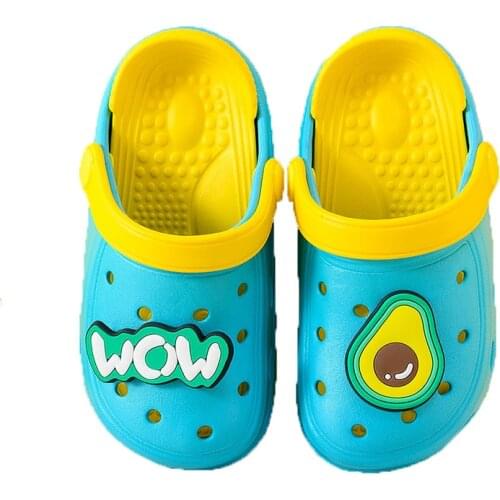Kids Slippers for Boys Summer Fruit Print Non-Slip Girl Home Slippers Cute Soft Light Pretty Suitable Breathable Four Color 2021