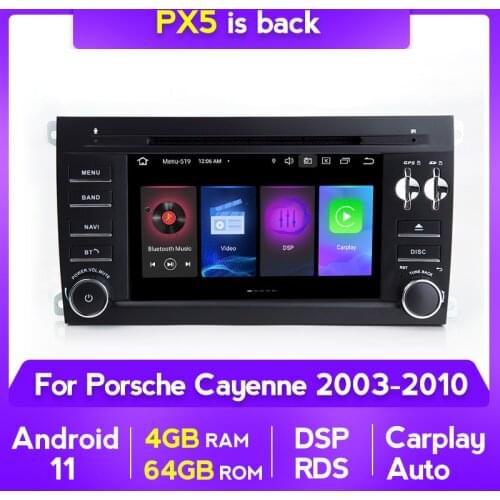 DSP car radio 2 din android 11 with screen for Porsche Cayenne 2003-2010 Cayenne S GTS 2003-2010 intelligent system autoradio
