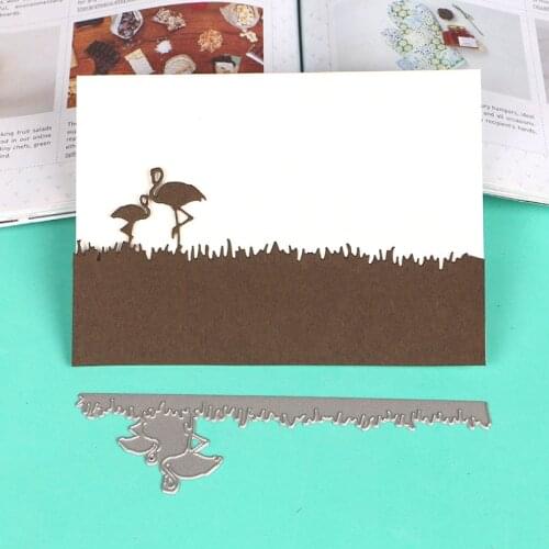 DUOFEN METAL CUTTING DIES 050319 stork couple embossing stencil DIY Scrapbook Paper Album 2018 new