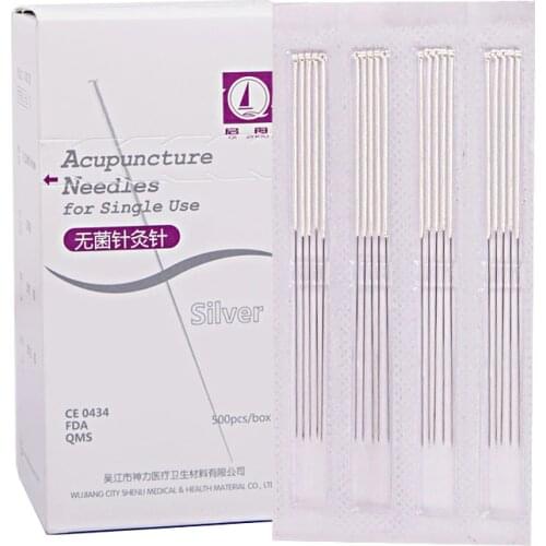 Export type disposable sterile acupuncture needles QIZHOU beauty acupuncture massage needle for single usetina