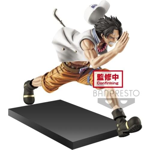 Tronzo Original Banpresto One Piece Magazine Figure Piece of a Dream Portgas D Ace Marine Ver PVC Action Figure Model Toys