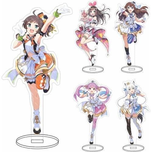 Hololive Vtuber Stand Display Model Plate Desk Decor Natsuiro Matsuri Kizuna AI Shirakami Fubuki Mio Acrylic Figure Toys Collect