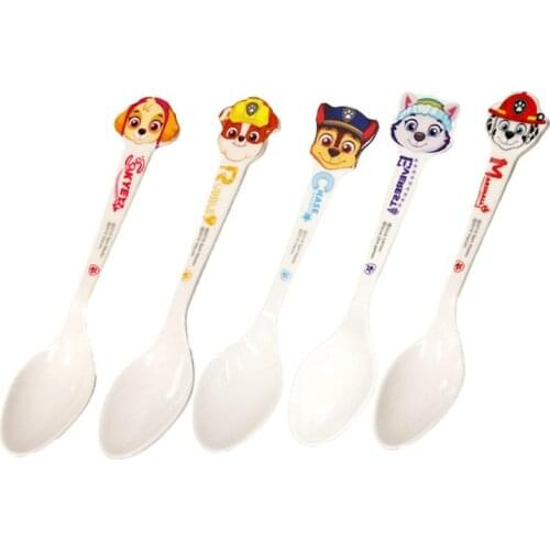 2020 NEW Paw Patrol Baby Children Cartoon Spoon Everest/Marshal/Skye Rubble/Chase Kids Spoon Paw Patrol Rescue Gift Toys