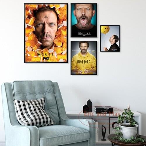 House M D Movie Posters And Prints Canvas Painting Wall Pictures For Living Room Nordic Decoration Home Decor Cuadro Decorativo