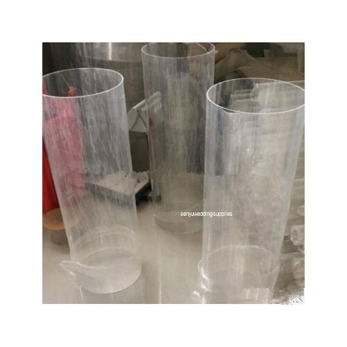 Any size can make ) 3pcs/set)Wedding Event Rental Round acrylic crystal Backdrop Wall senyu2092