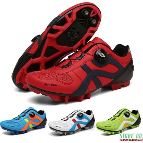 New Outdoor MTB Road Cycling Shoes Professional Mountain Bike Breathable Bicycle Racing Self-Locking