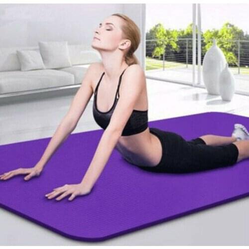 New Yoga Mats Sport Extra Thick Non-slip 6mm Beginner Yoga Mat Pad Cushion Exercise Fitness Pilates Solid Fitness Home Gym 2020