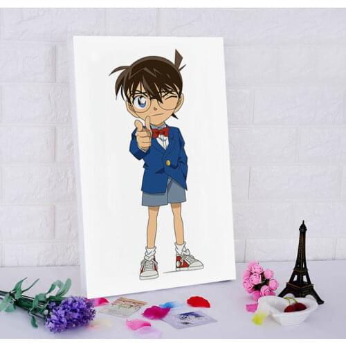 Coloring by numbers Detective Conan digital paint by numbers Japan Style anime poster modular painting gift for kids